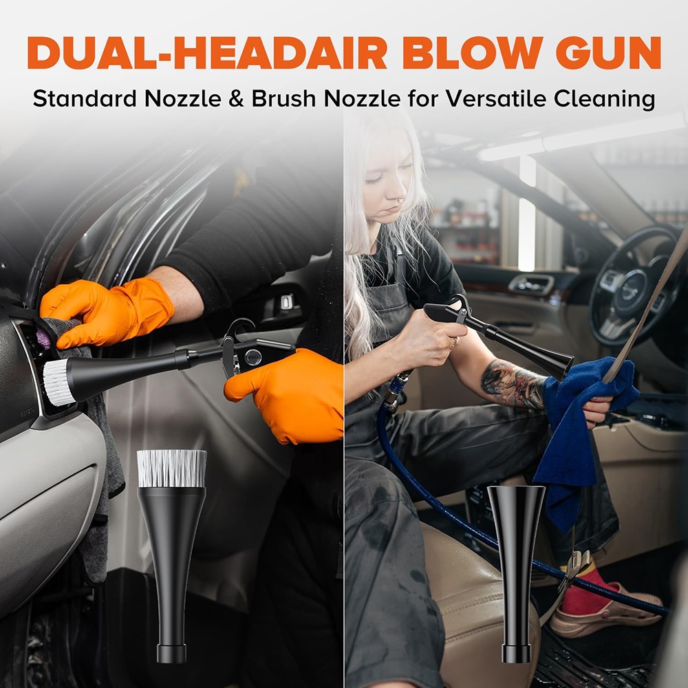 High Pressure Car Cleaning Gun Kit Air Blow GunAir Blow Gun for Car Detailing
