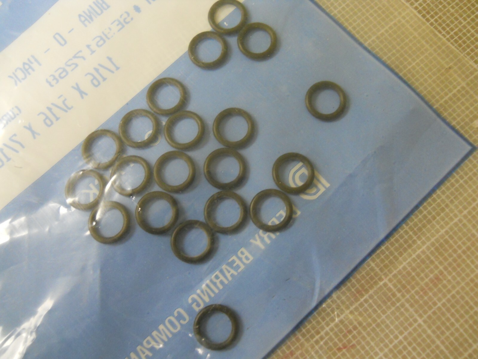Berry Bearing O-Rings Buna (7/16×5/16×1/16) 20 Pack General-Purpose