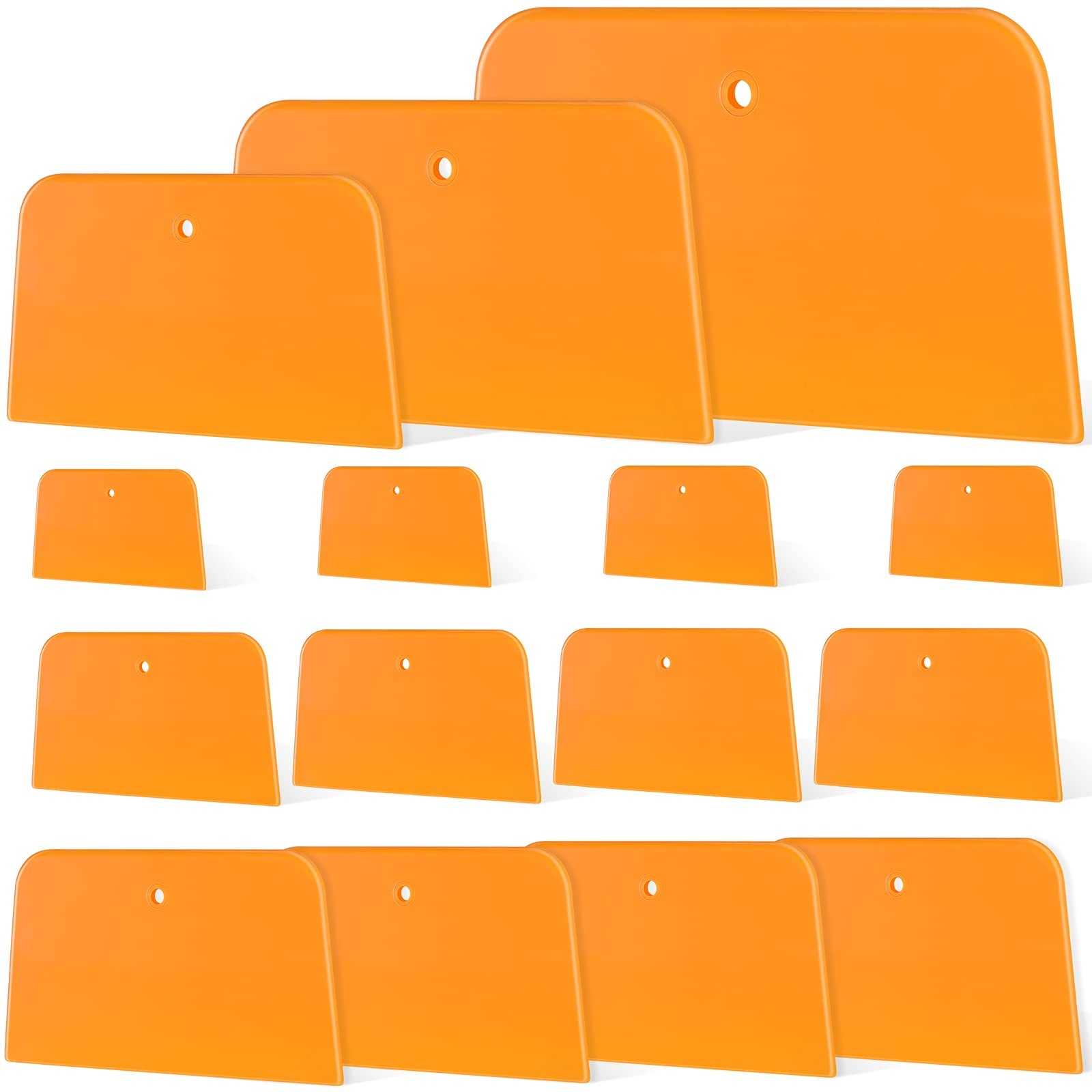 Frienda 6 Pcs Body Filler Spreaders Plastic Tools for Automotive 3 Sizes