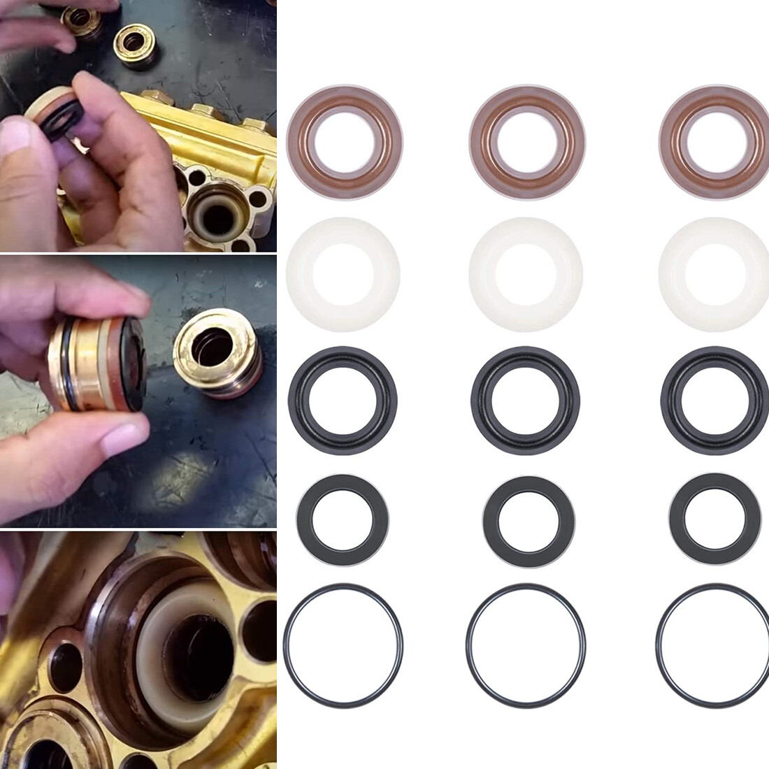 Comet ZWD Packing Kit Pressure Washer Pump Seal Repair Accessory Kit 5019006400-