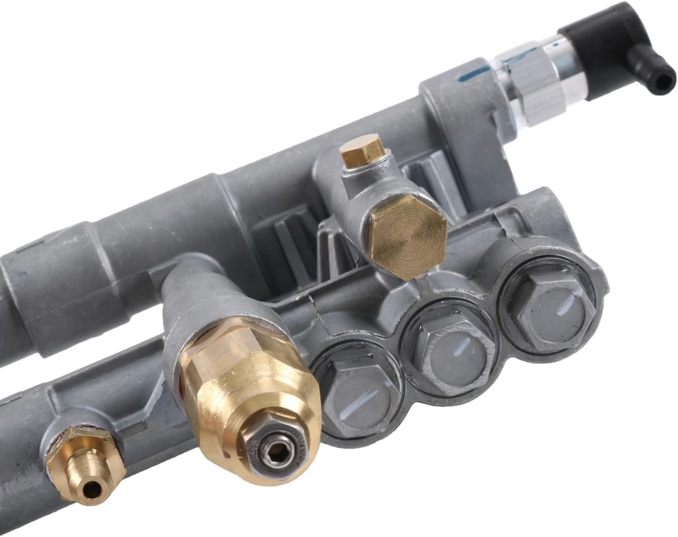 Compatible Pump Head Assembly for Pressure Washers – Aluminum, 2.2 GPM Flow