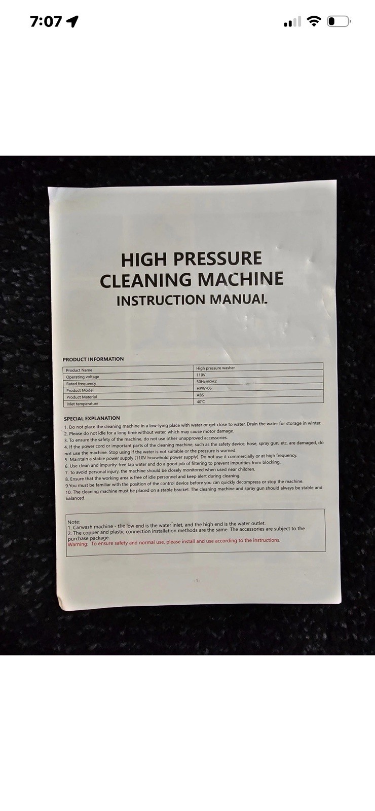 Car High Pressure Washer, 4000PSI Electric Pressure Washer 2.4GPM