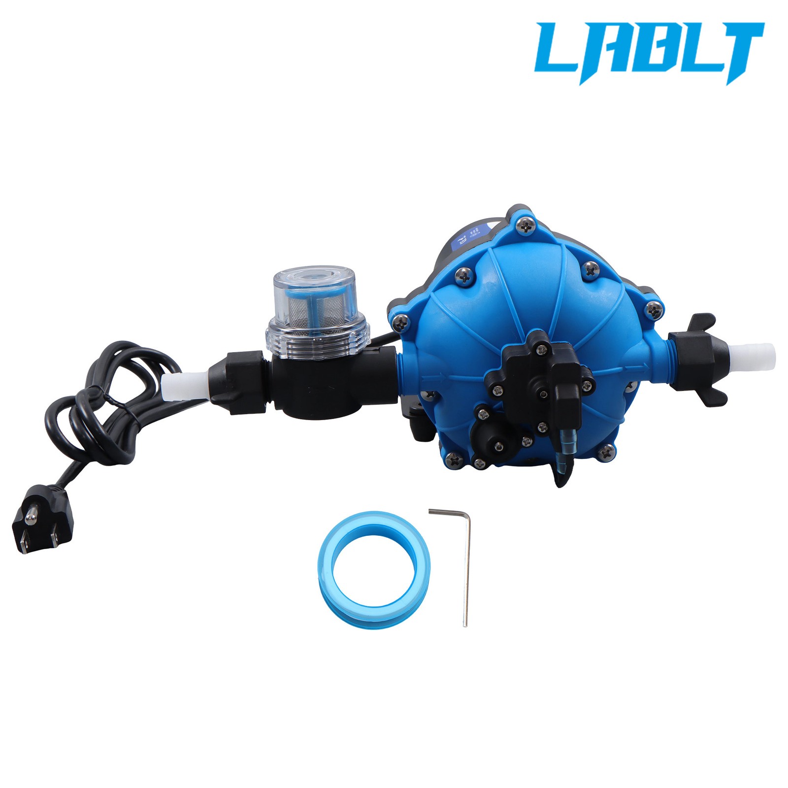 LABLT Water Pressure Booster Diaphragm Pump 5-chamber 80PSI 6GPM for House