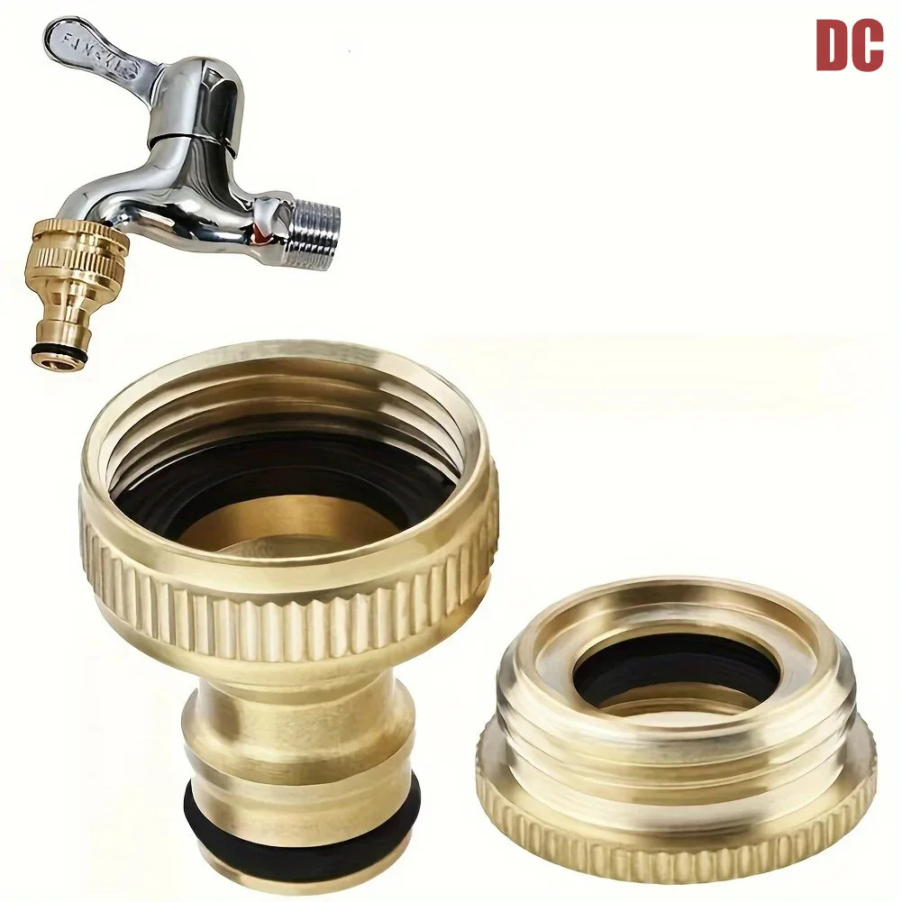 Brass Faucet Tap Connector Mixer Hose Adaptor Quick Connecter 1/2 3/4 Copper Hos