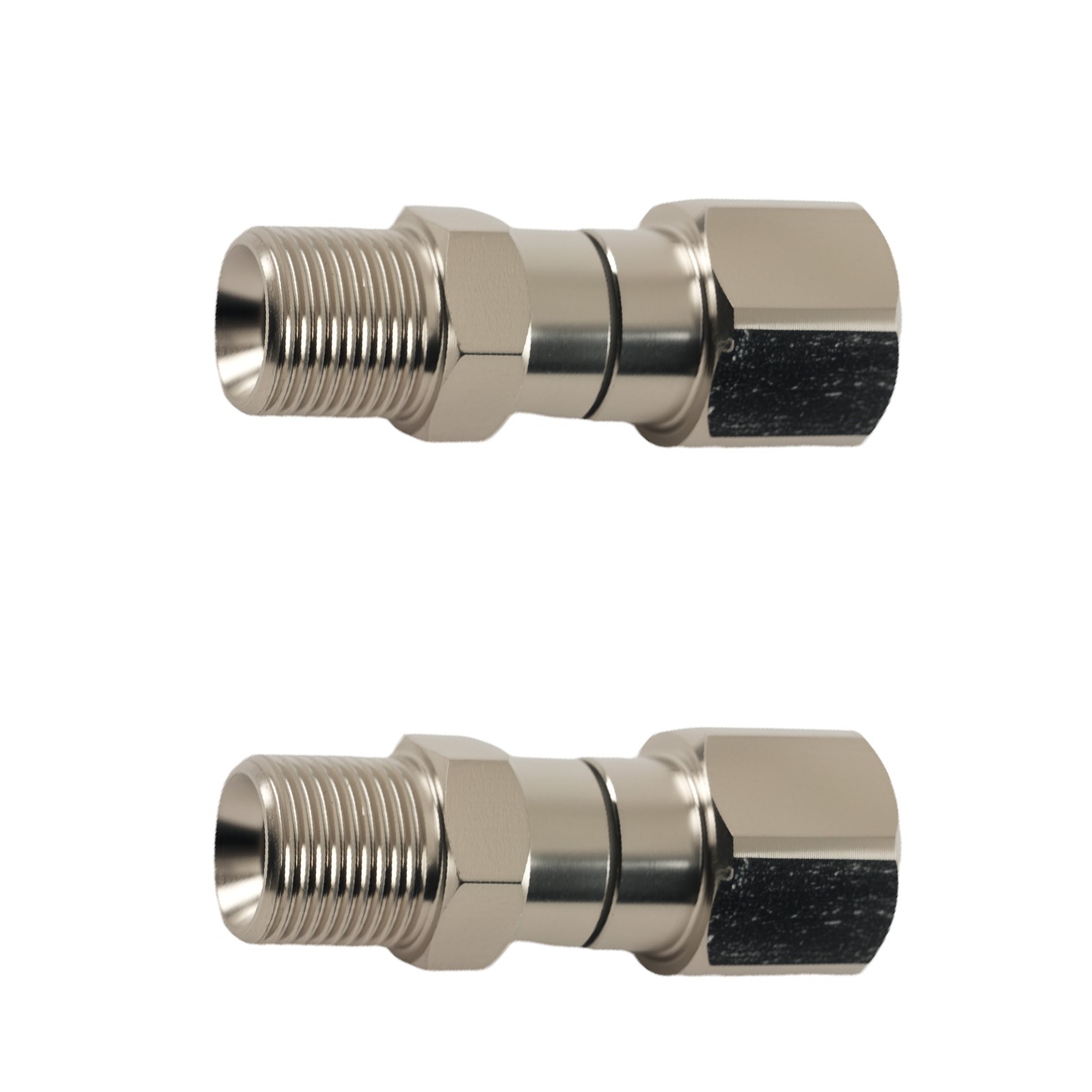 360° Swivel Adapter 3/8″ NPT for Pressure Washer Hose Gun Stainless Steel New