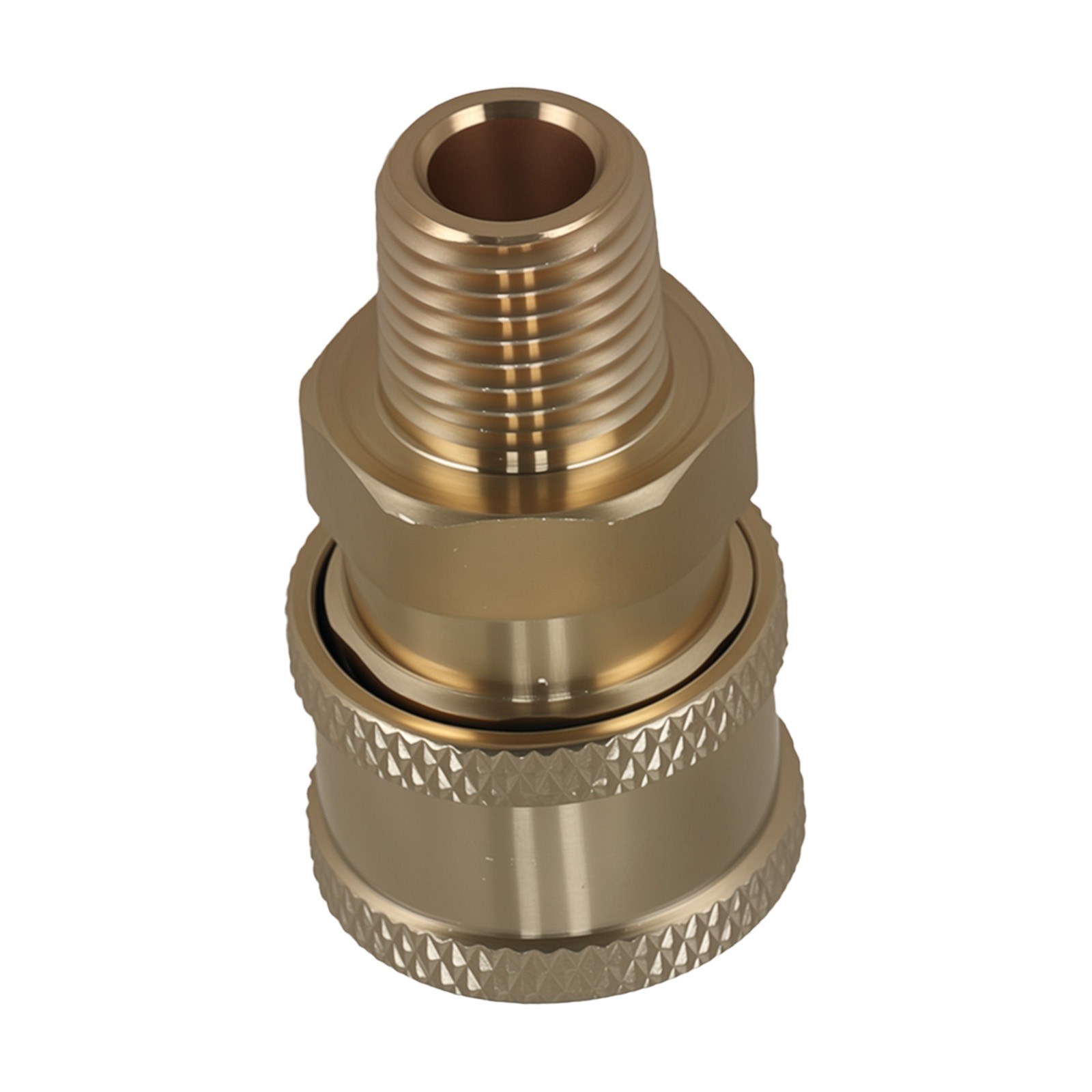 2Pcs 1/4″ Quick Connect Male NPT Thread High Pressure Washer Fitting Coupler