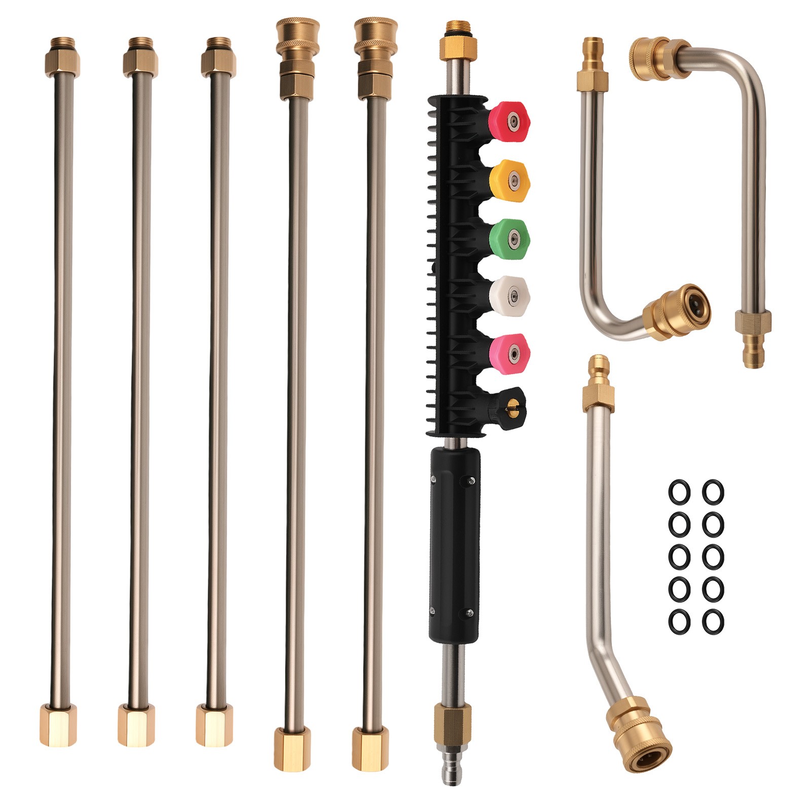 4000PSI High Pressure Washer Extension Wand Replace Lance Gutter Cleaner Kit