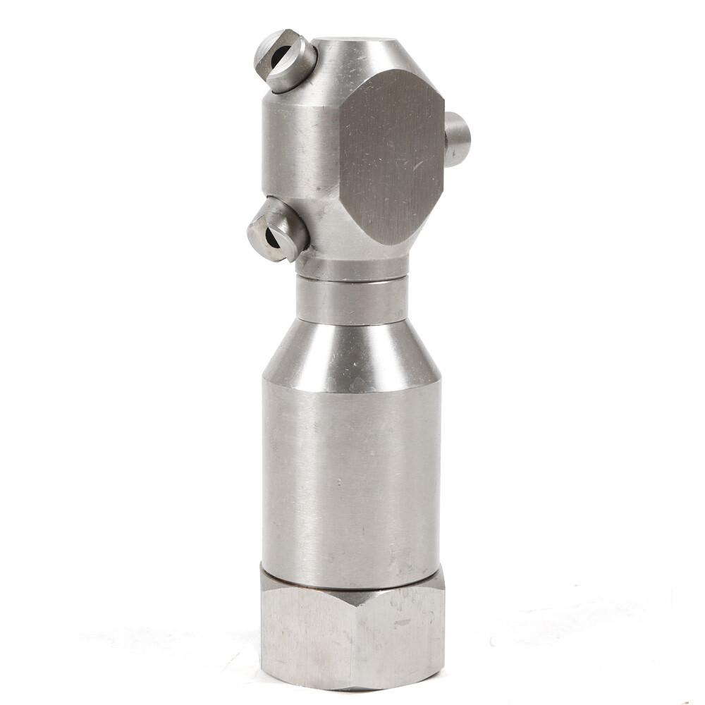 Stainless Rotating Jet Spraying Washing Nozzle Tank Barrel Pipeline Clean 1/2”