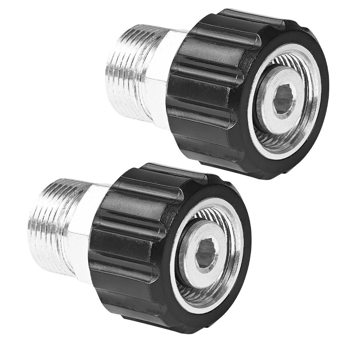 Pressure Washer Adapter, Metric M22-14mm Male to M22-15mm Female Fitting, Con…