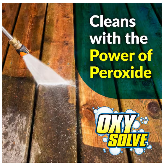 1 Gal. Oxy Solve Deck and Fence Pressure Washer Concentrate Outdoor Cleaner