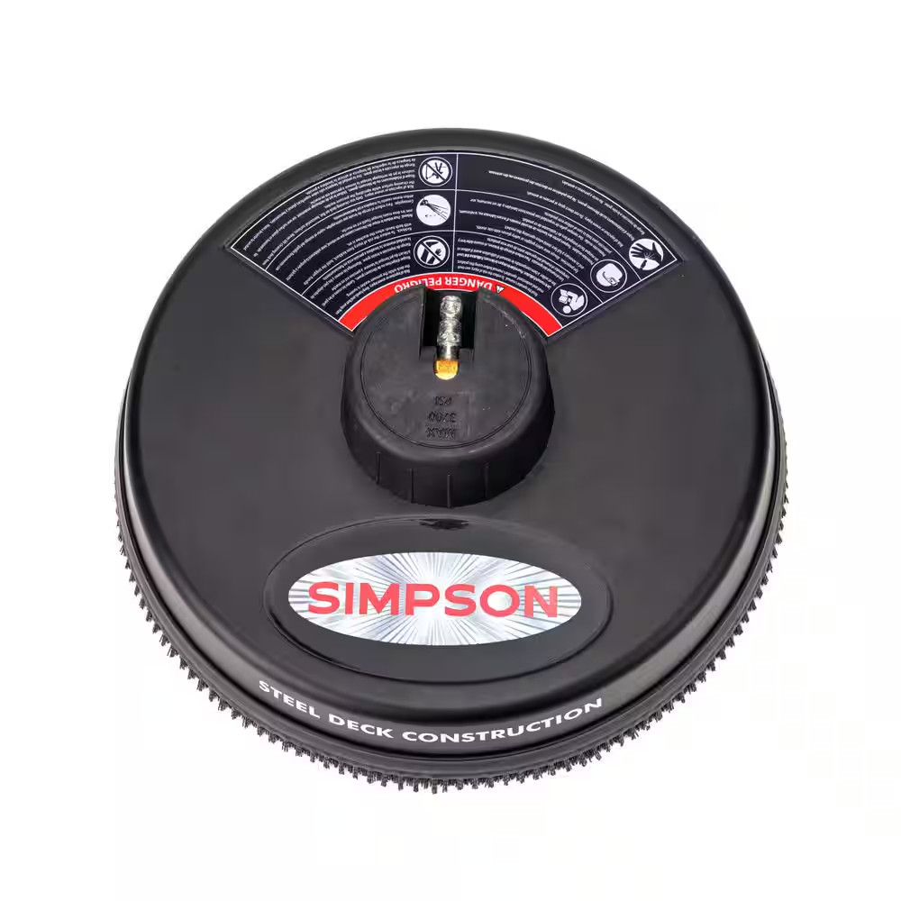 Universal 15 In. 3700 PSI Pressure Washer Surface Cleaner with Nozzle Cleaning T