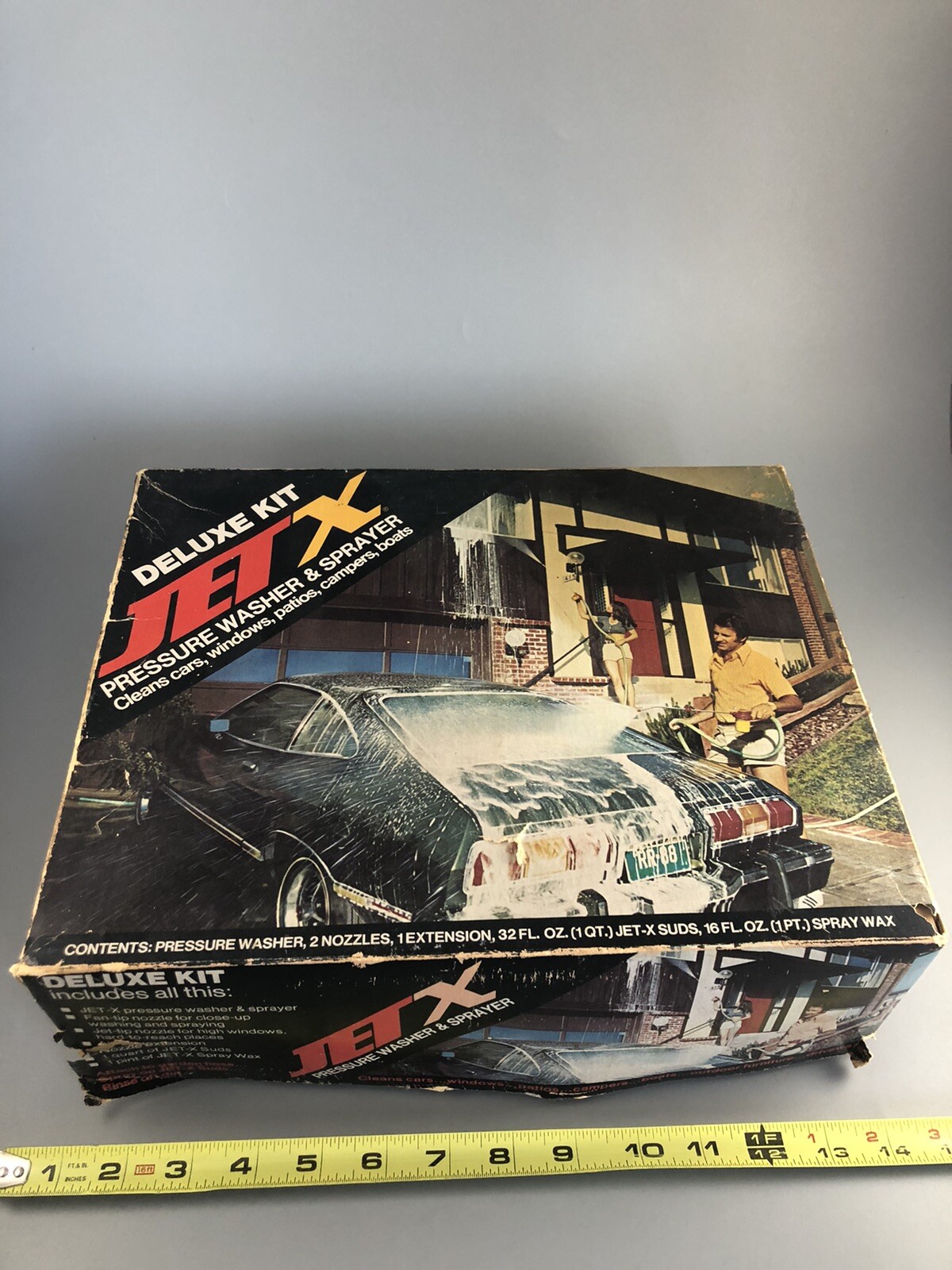 Vintage Deluxe Kit Jet X Pressure Washer & Sprayer Read Description AT41