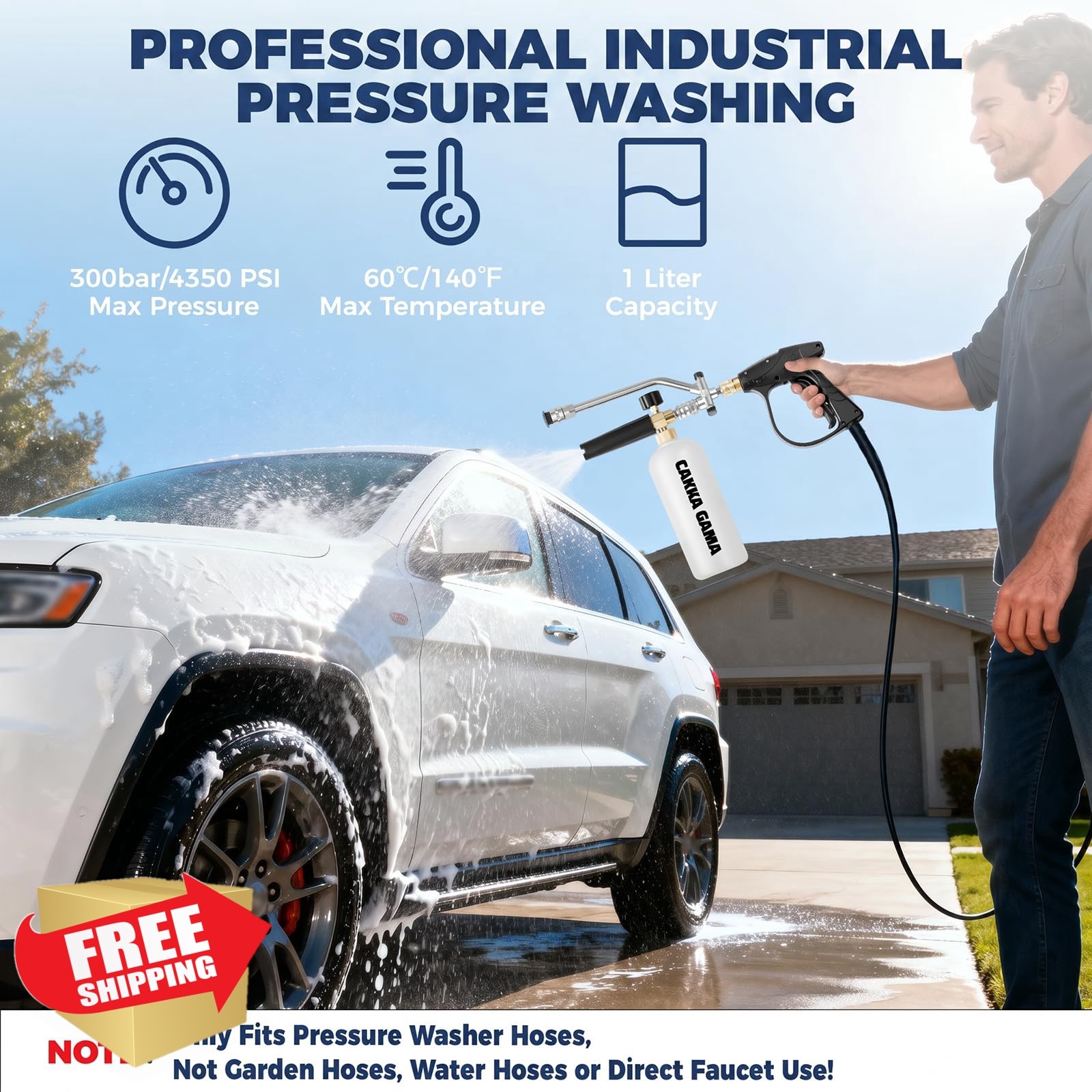 CAKKAGAMA Foam Cannon 9-Piece Set