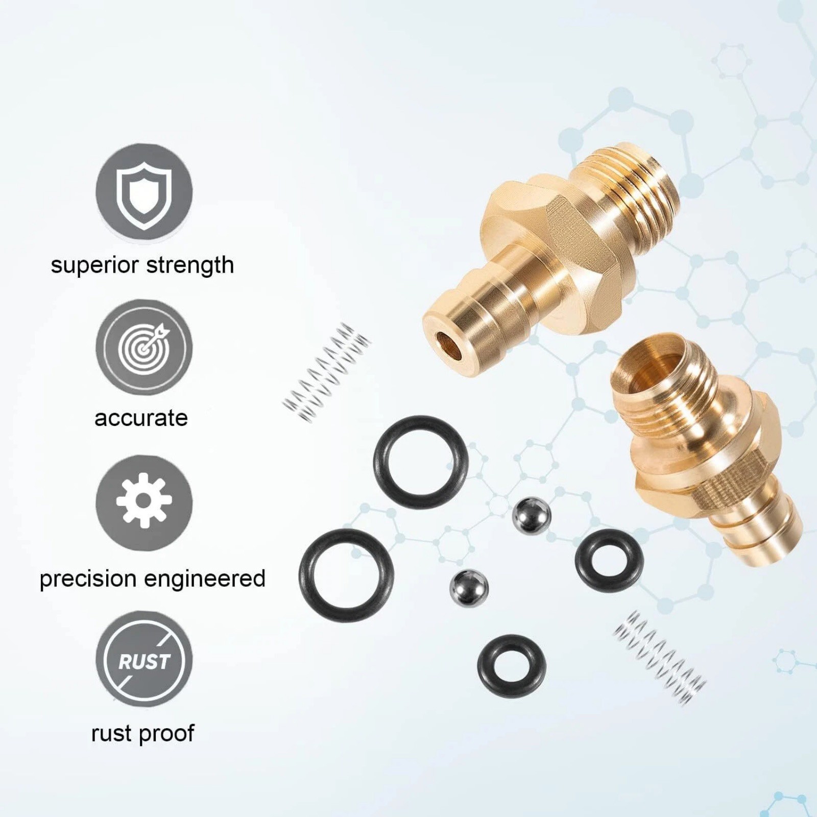 Professional Chemical Injector Replacement Part Kit for Pressure Washer Systems