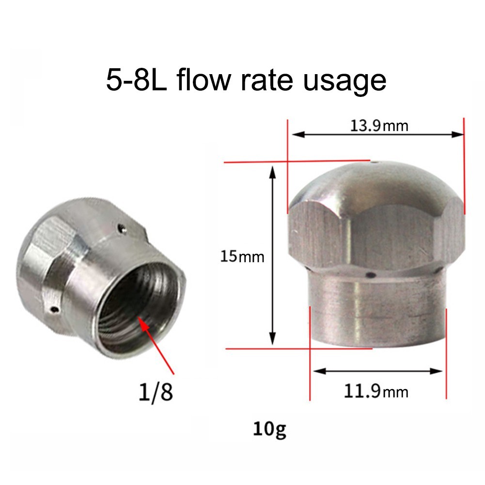 For Karcher-Compatible 15m 20m Hose Set with Adapter 2 Connectors Raw Tape
