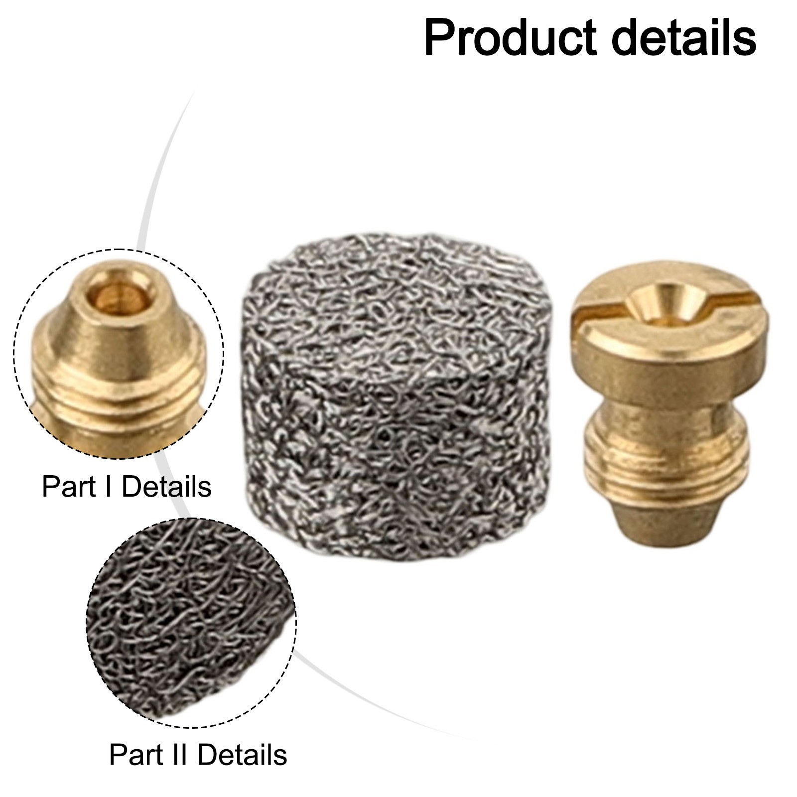 1.0/1.1mm Thread Foam Orifice Nozzle Tips Foam Maker Set For Snow Foam Lance