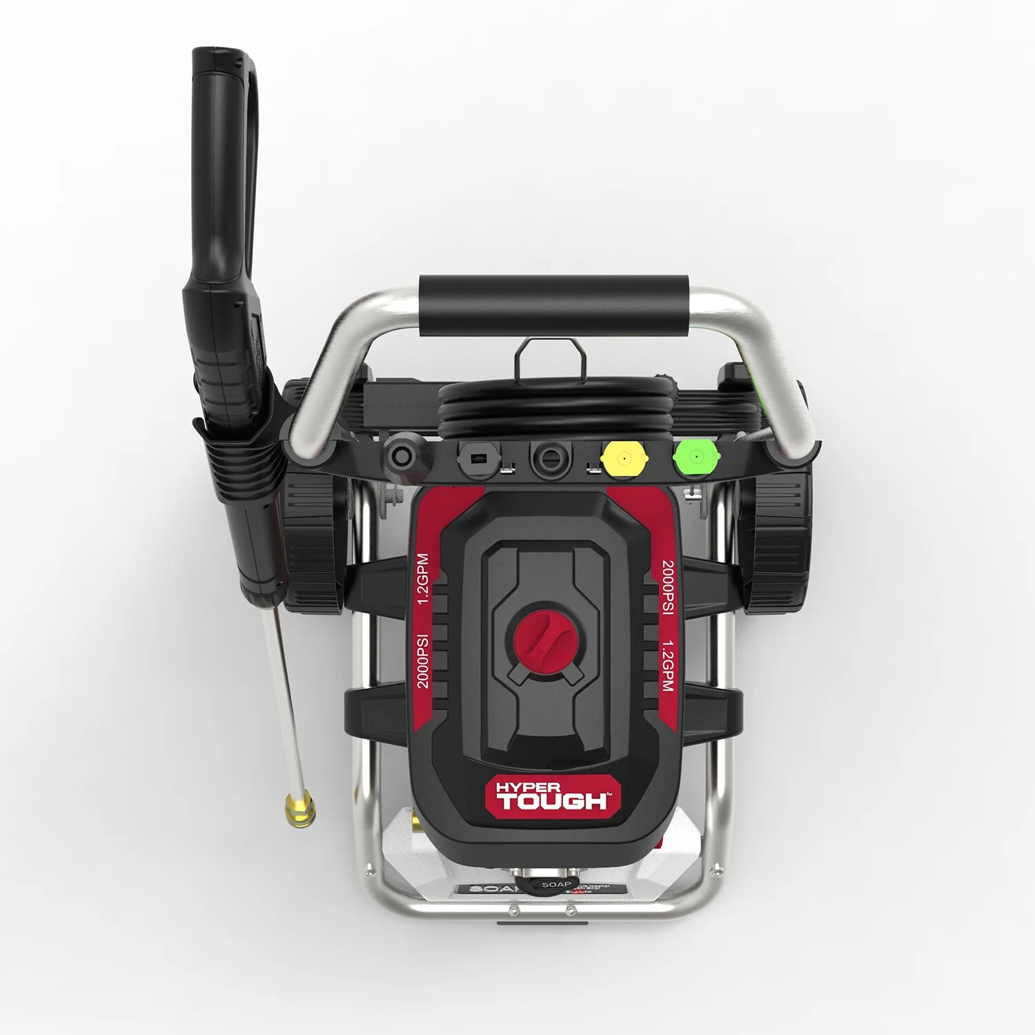 ELECTRIC PRESSURE POWER WASHER 2000 PSI at 1.2 GPM 120 V 60HZ 1800W Cold Water