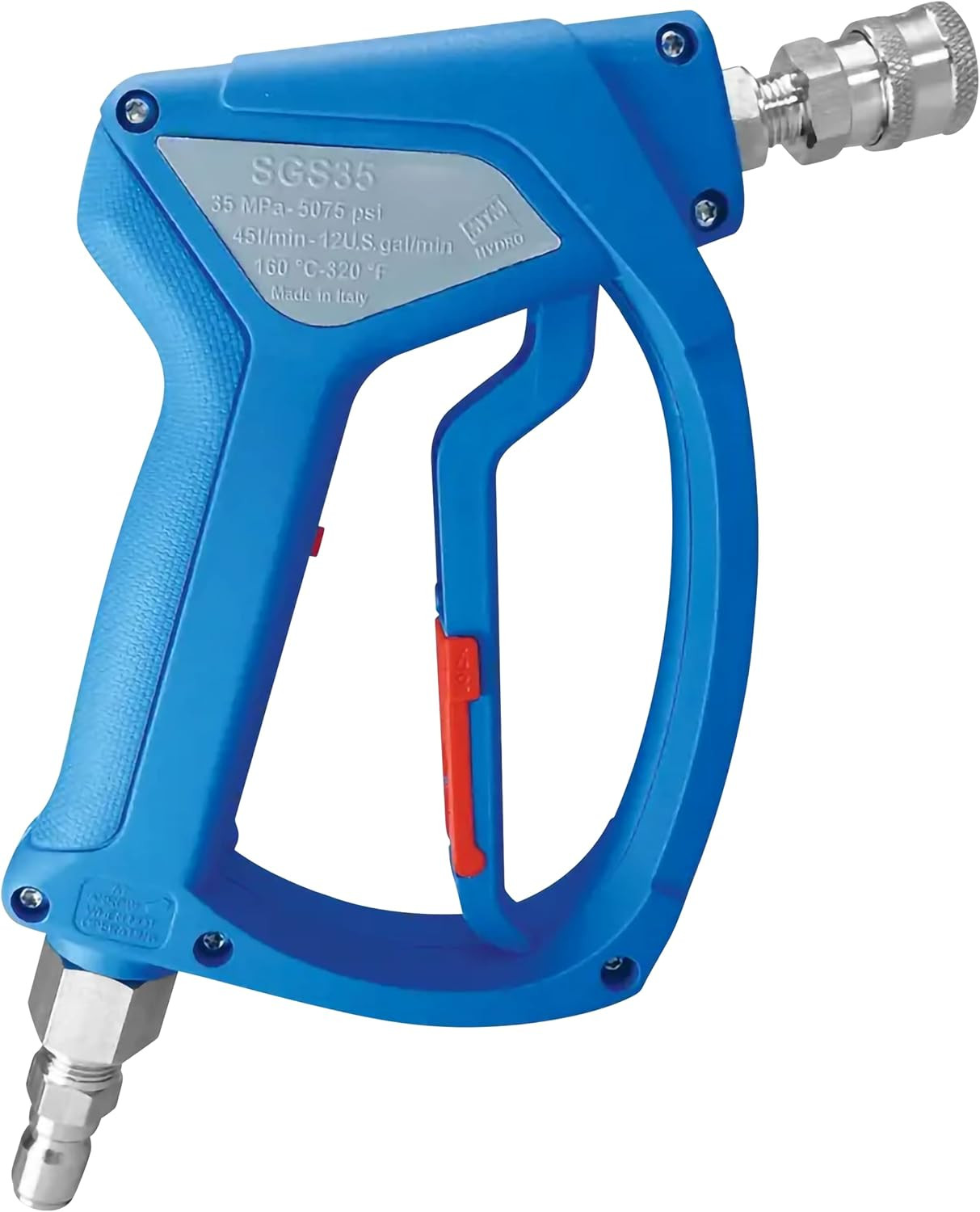 MTM Hydro Acqualine SGS35 Pressure Washer Gun with Stainless Steel, 4000 PSI