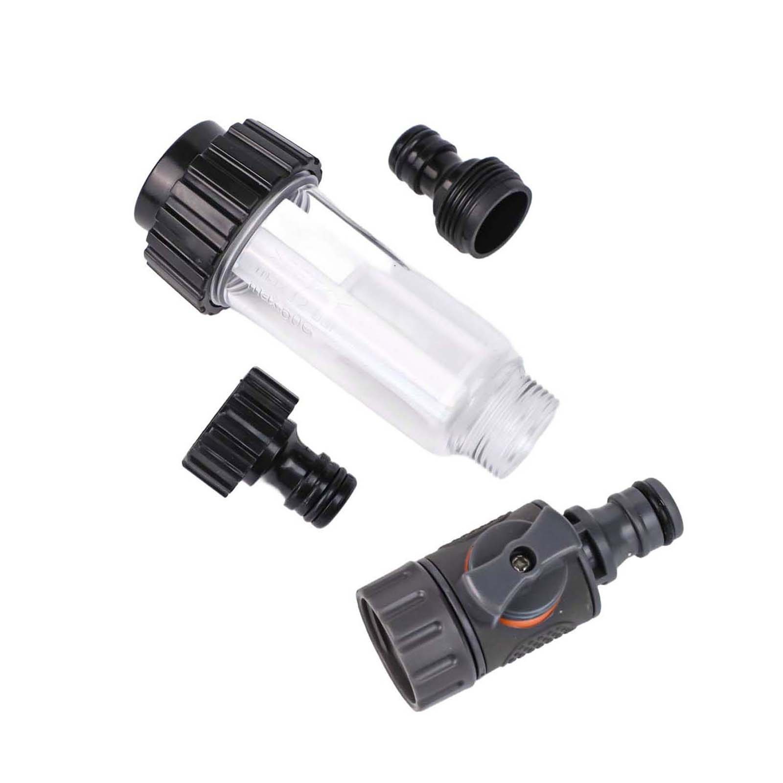 Water Filter and Valve Set for Pressure Washers RVs and Outdoor Gardening