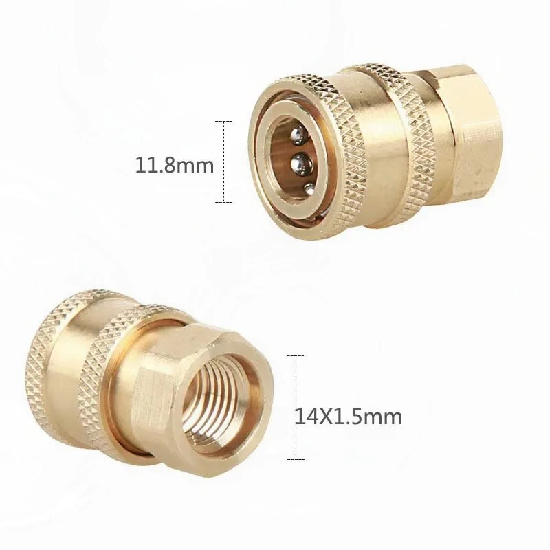 1/4 Quick Connect Pressure Washer Adapter Nozzle Coupler Foam Cannon Connector