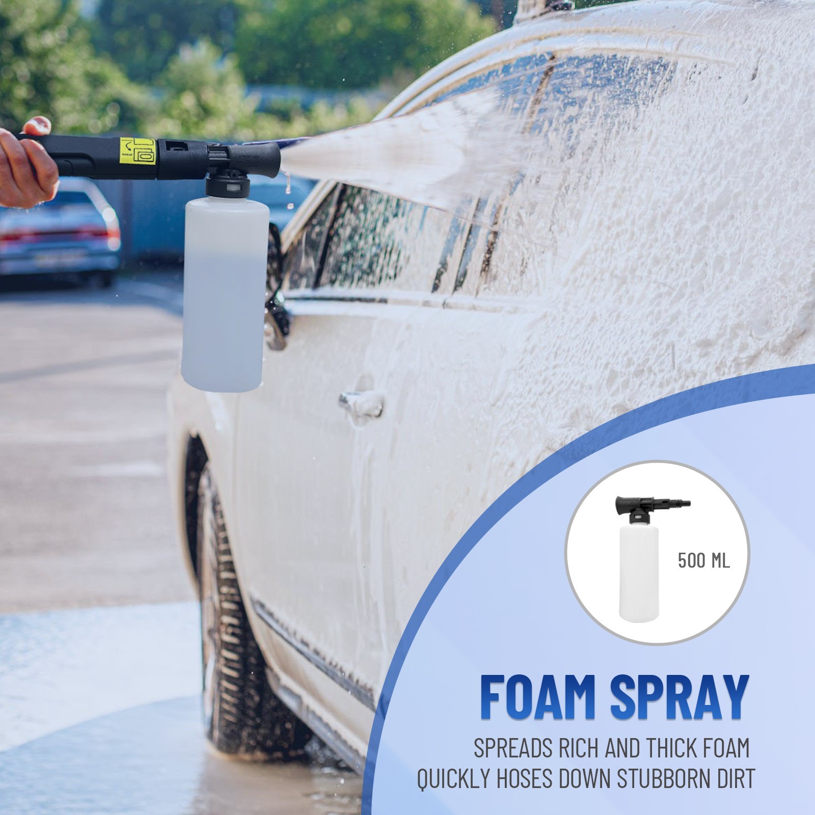 5000PSI 2.7GPM Electric Pressure Washer, 15 Level Adjustable Touch Screen