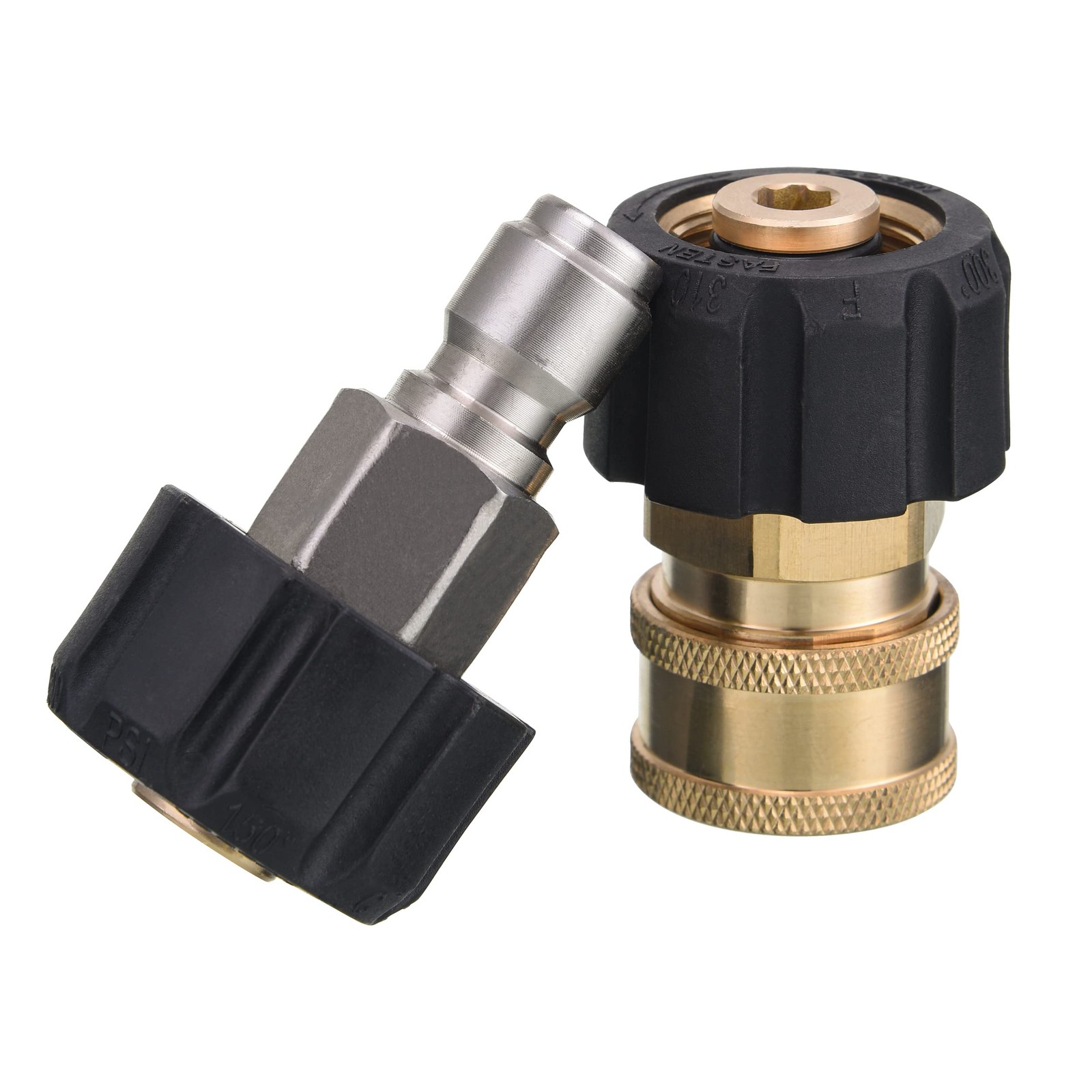 M22 14mm To 3/8 Inch Quick Connect Pressure Washer Couplers For Hose