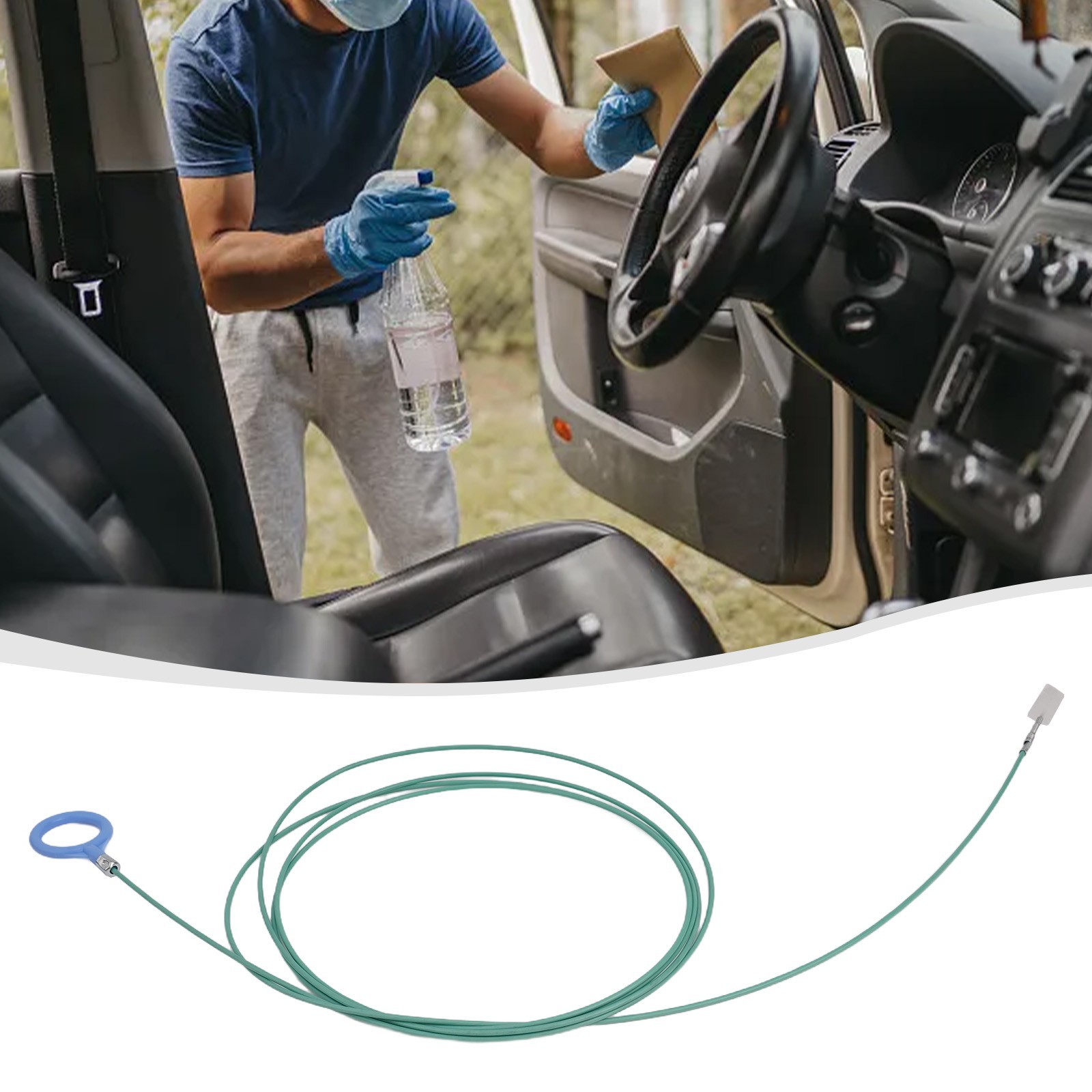 Practical Car Cleaning Accessory for Sunroof and Windscreen Maintenance