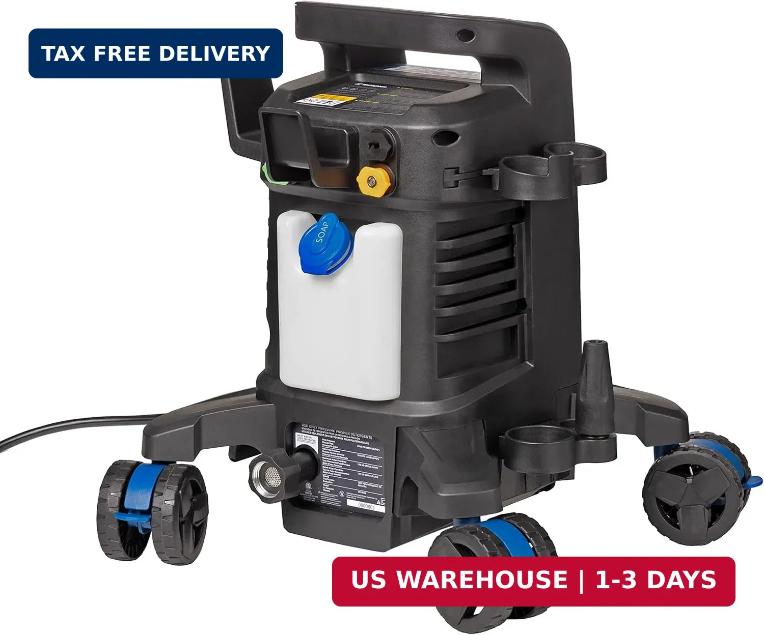Westinghouse ePX3500 Electric Pressure Washer, 2500 Max PSI 1.76 Max GPM with An