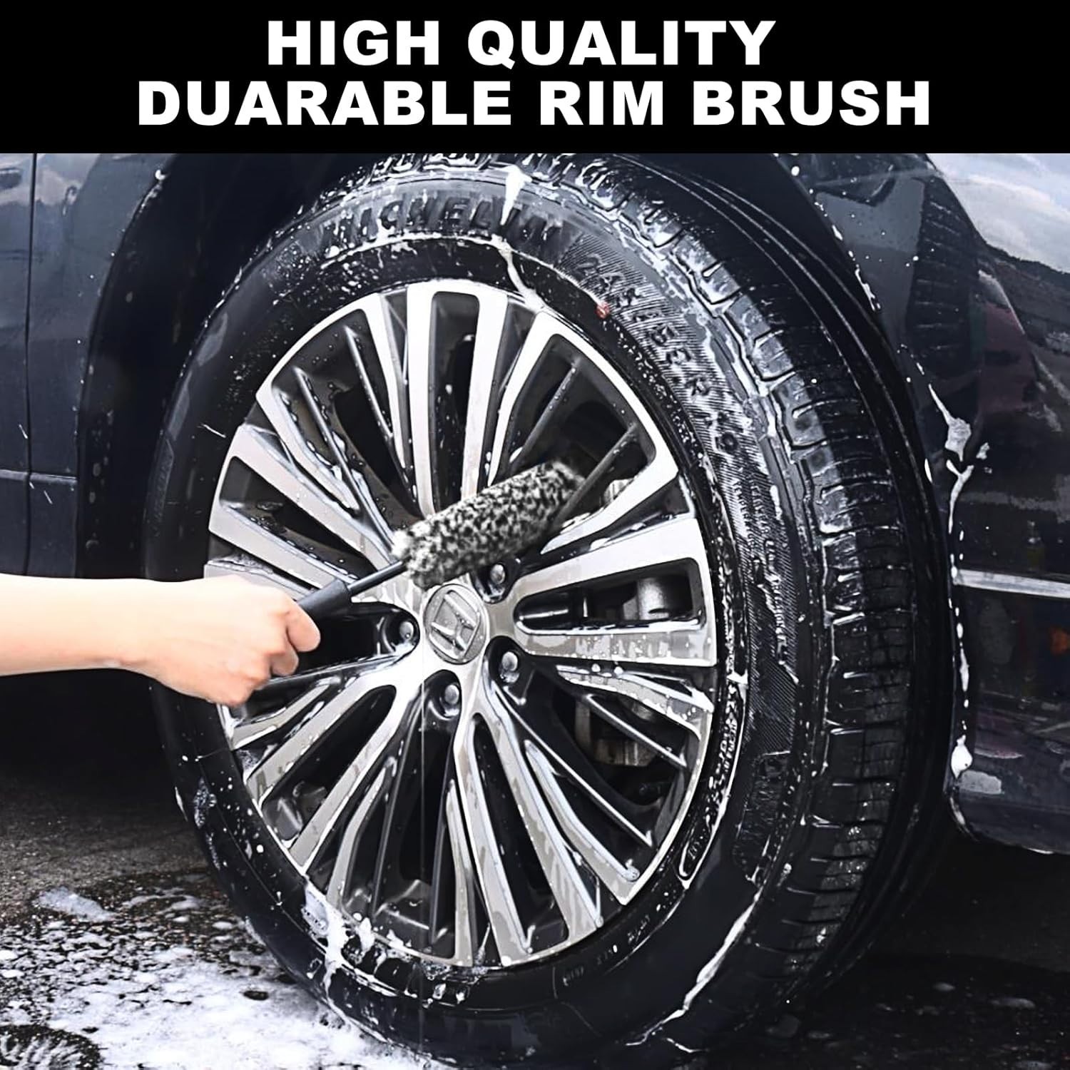 3PCS Wheel Brush Kit for Cleaning Wheel and Tire✨ Wheel and Rim Brush Car Detai✨