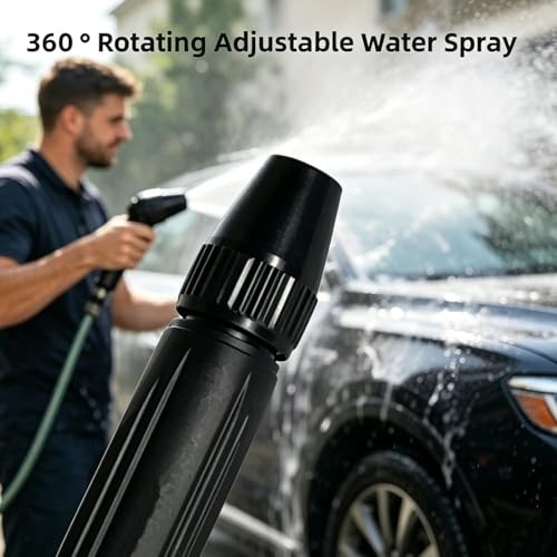 2 PCS High-Pressure Car Wash Water Gun with Booster Nozzle – Adjustable Spray