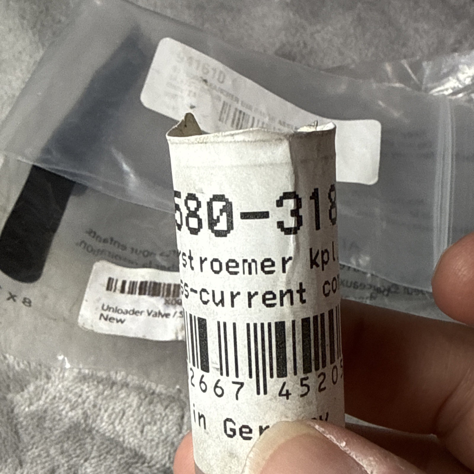 Karcher Unloader Valve -4. 580-318.0 Unloader Assembly 941610 Parts 3pc NEW READ