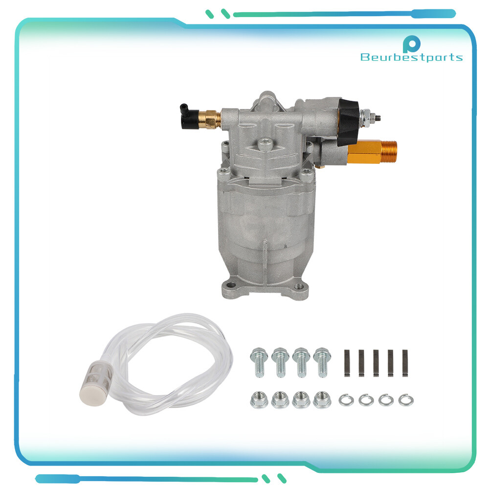 Pressure Washer Pump Horizontal 3/4″Shaft – MAX 3000 PSI 2.5 GPM Oil Sealed