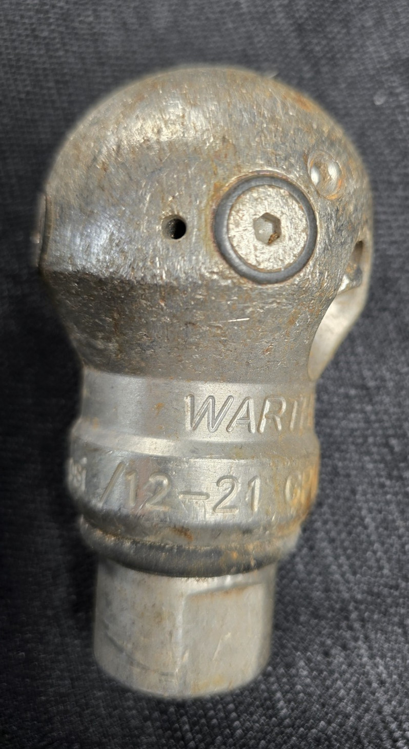 Warthog WT Classic R24 Rotary Sewer Jetter Nozzle 21 GPM 5000 PSI Genuine