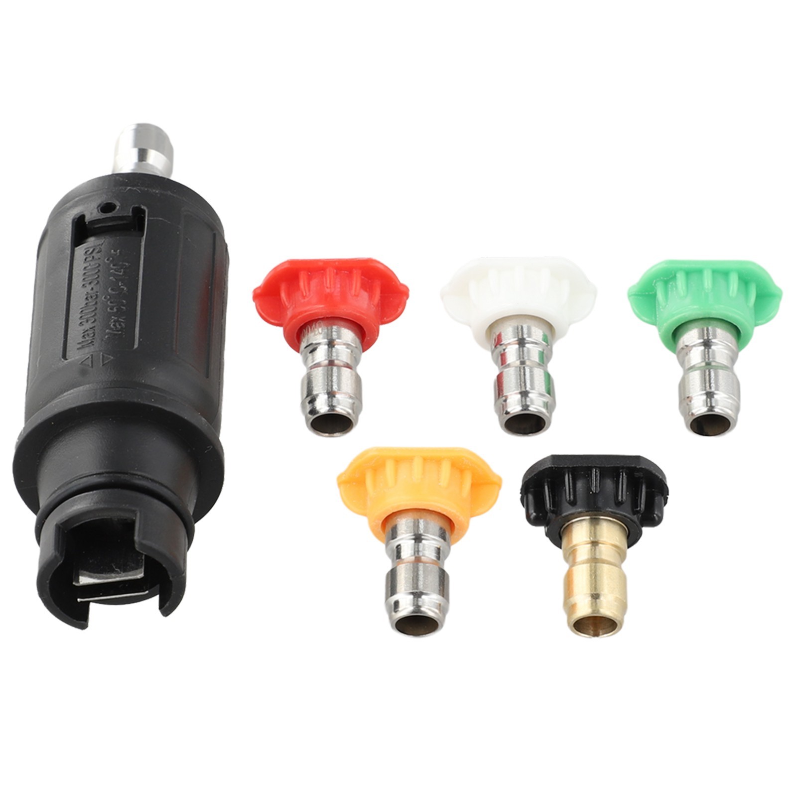 5 Tip Adjustable Pressure Washer Nozzle Compatible with Most Pressure Washers