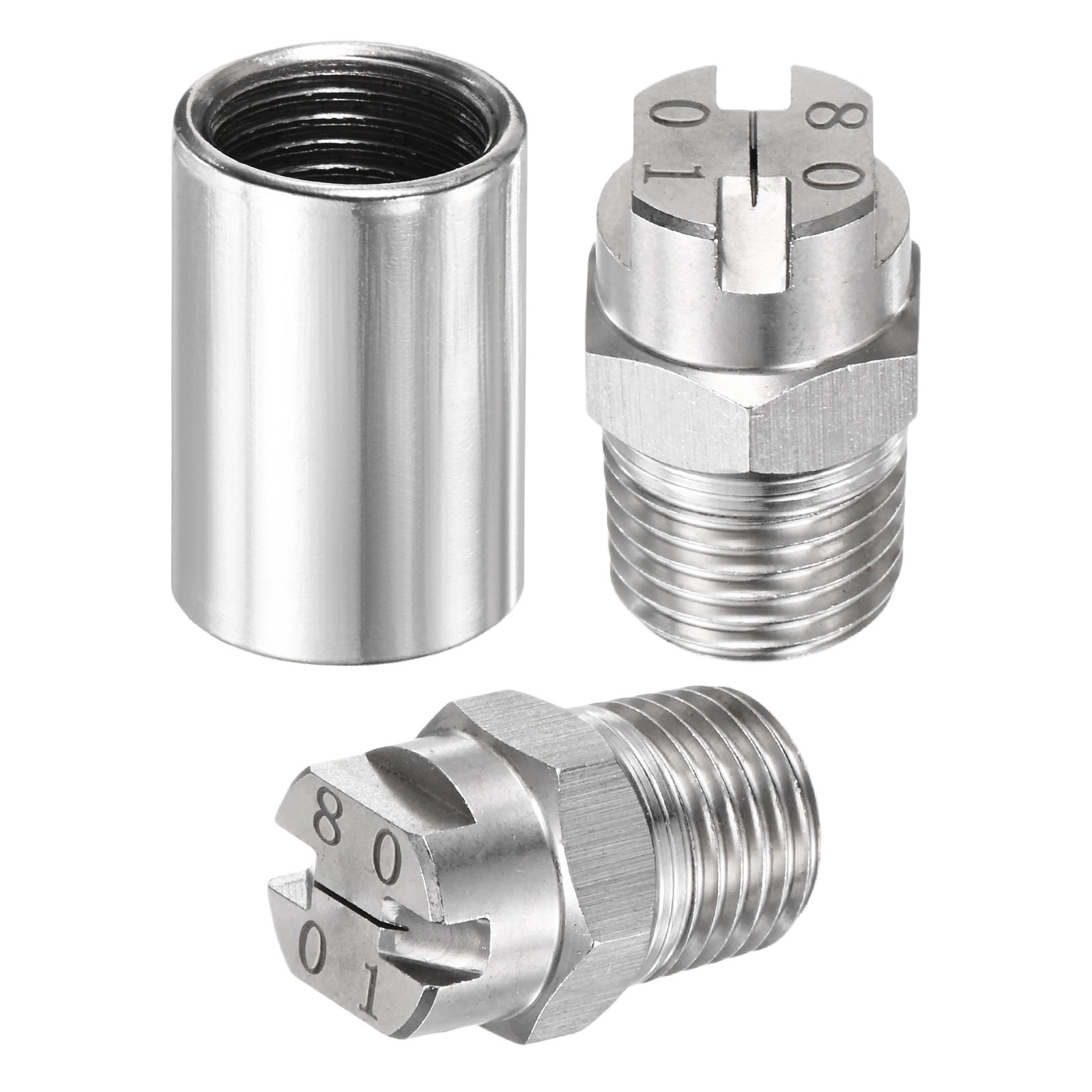 For pressure washer – flat fan nozzle 1/4″ BSP 80° [1SET] 0.66MM