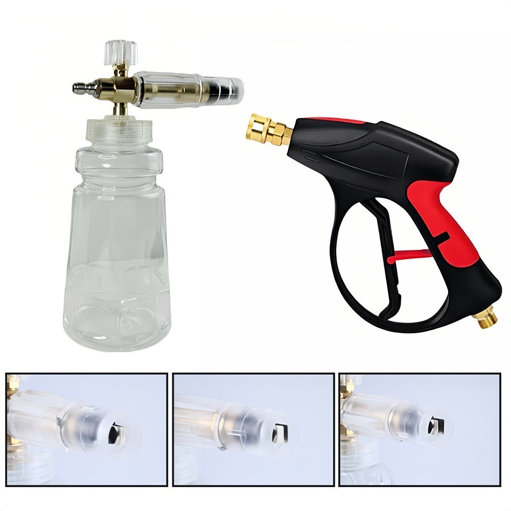High Pressure Washer Hose M22-14mm 3200PSI / Car Washing Gun Foam Sprayer Cannon