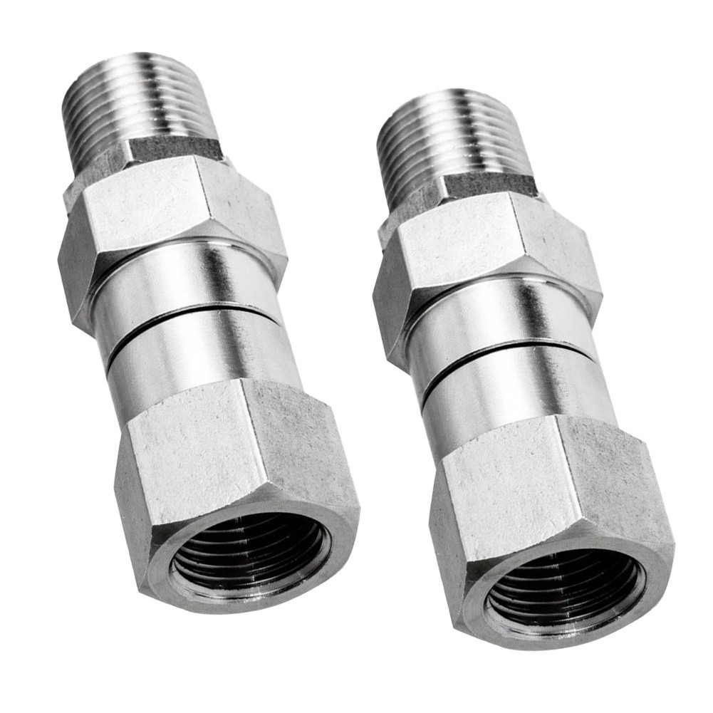 Pressure Washer Swivel Connector Stainless Steel 360 Rotation Up to 4000 PSI