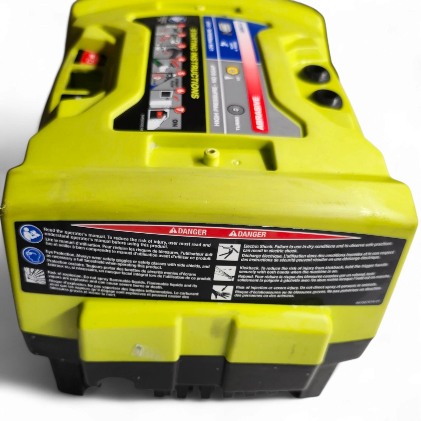 Ryobi RY141802 1800 PSI Electric Pressure Washer Casing/Shell Housing As Shown