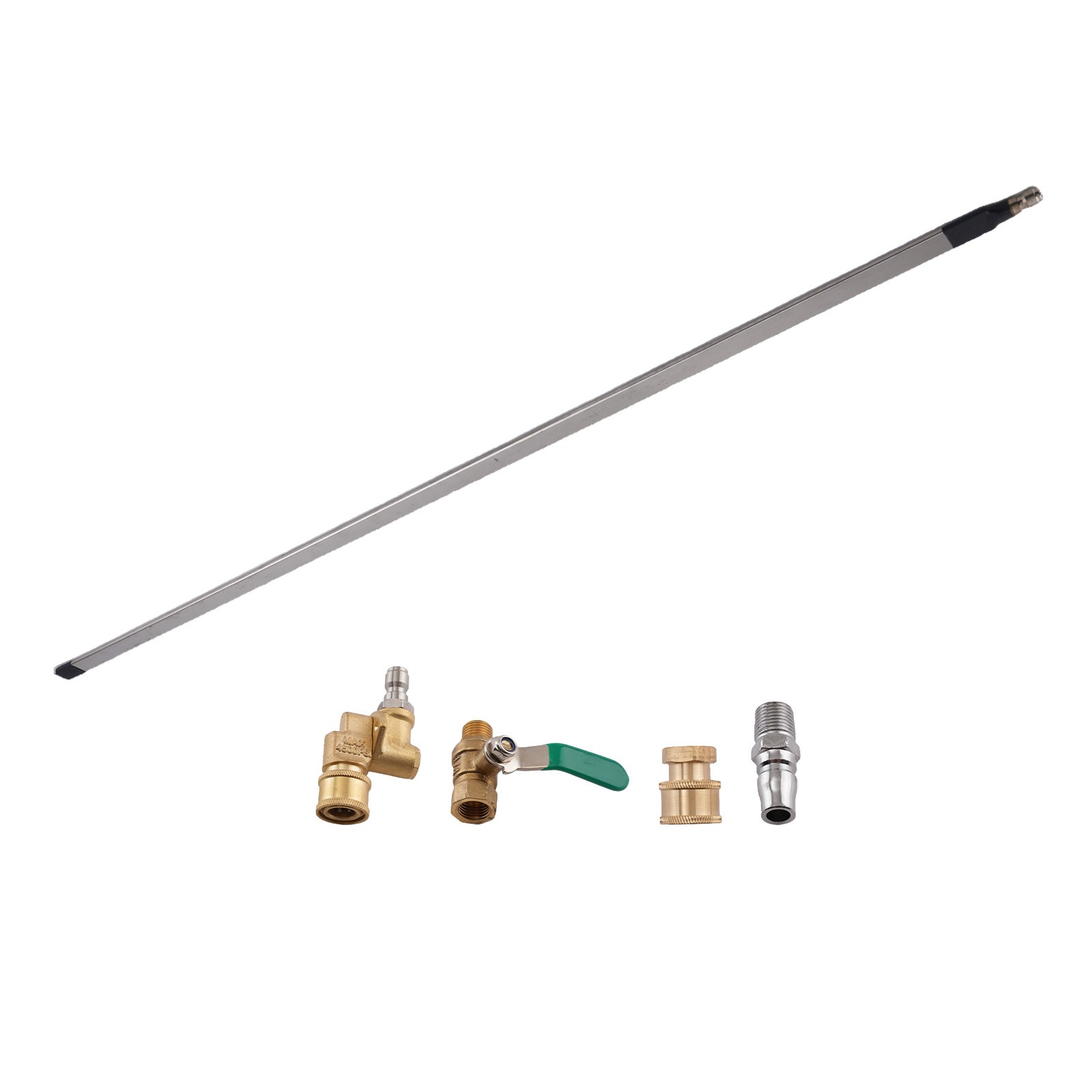 39.4” Radiator Flush Cleaning Tool Stainless Steel High Pressure Wand Kit