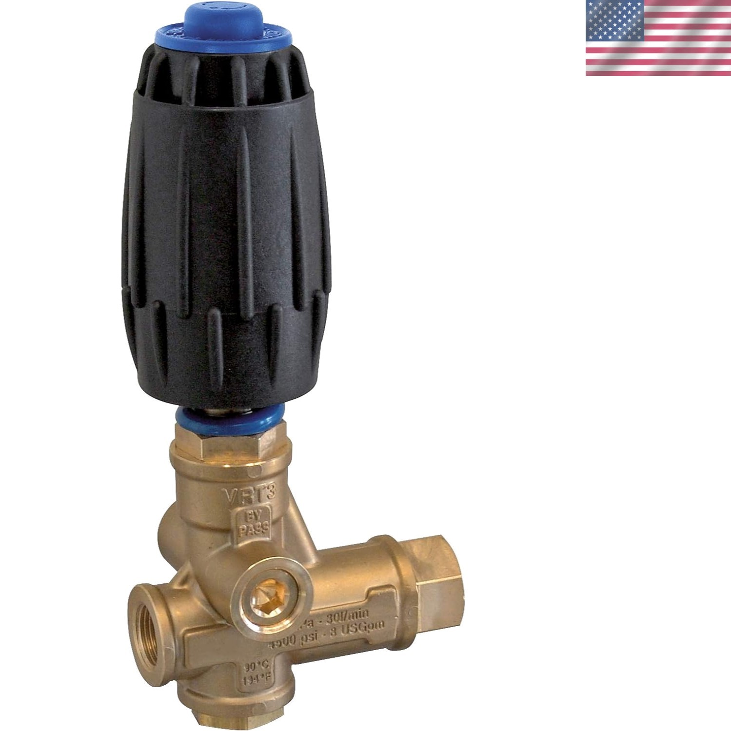 Pressure Washer VRT 3 Unloader – 3630 PSI, 10.5 GPM, 3/8″ FNPT, Blue Colored