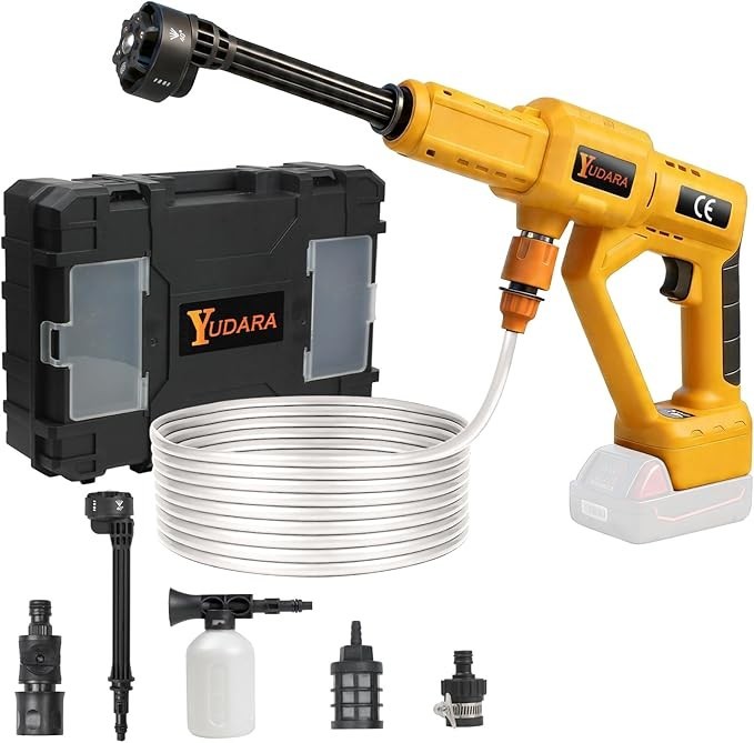Cordless Pressure Washer for Dewalt 20V Battery 700 PSI Portable Handheld Power
