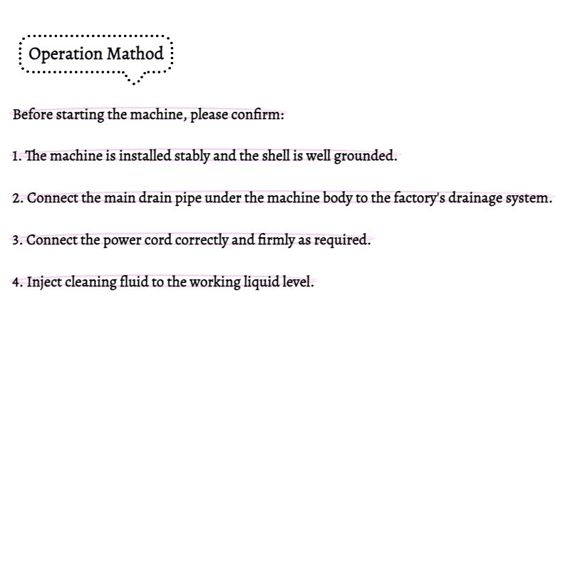 Hardware Degreasing Decontamination High-pressure Rotary Cleaning Machine 220V