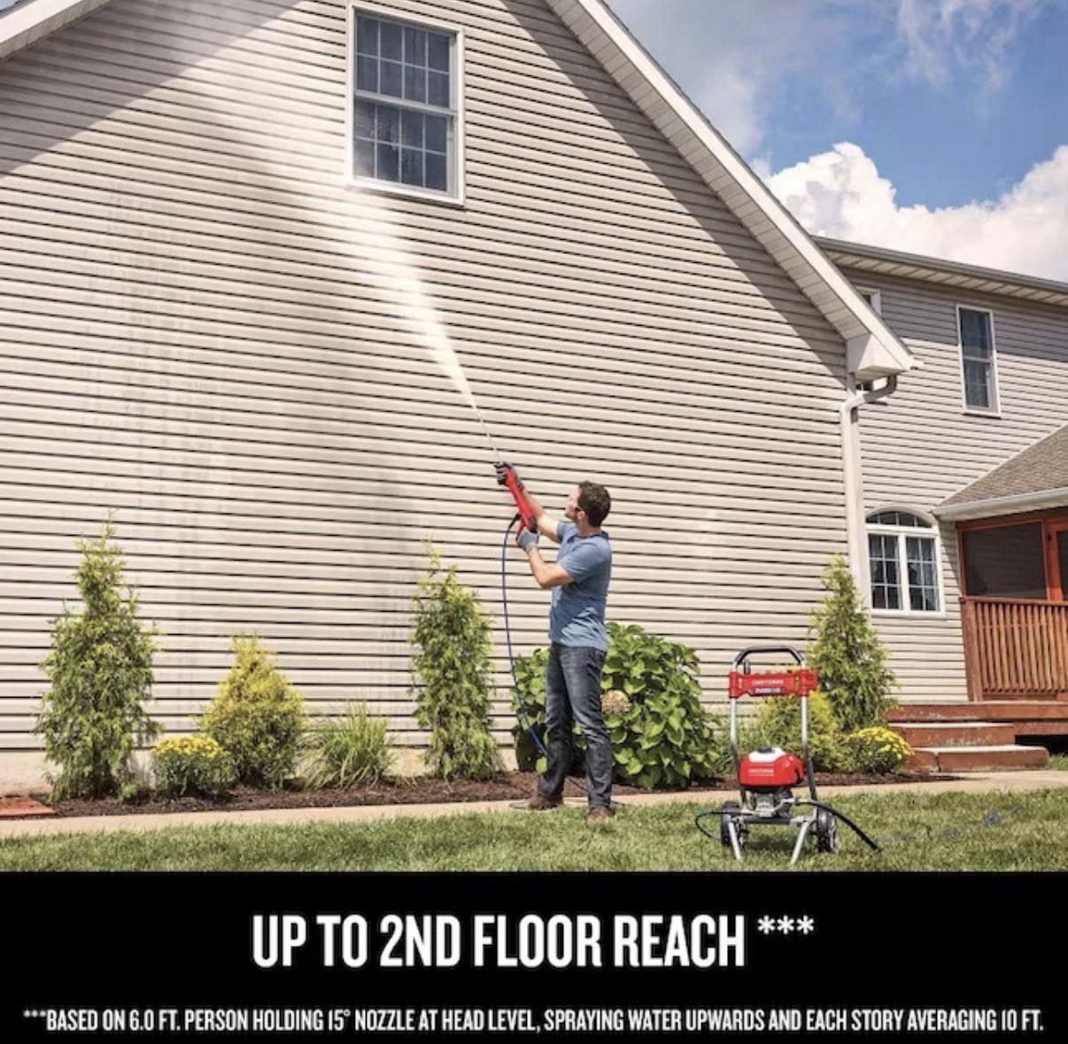Craftsman 2400-PSI 1.1-GPM Cold Water Corded Electric Pressure Washer with Tips