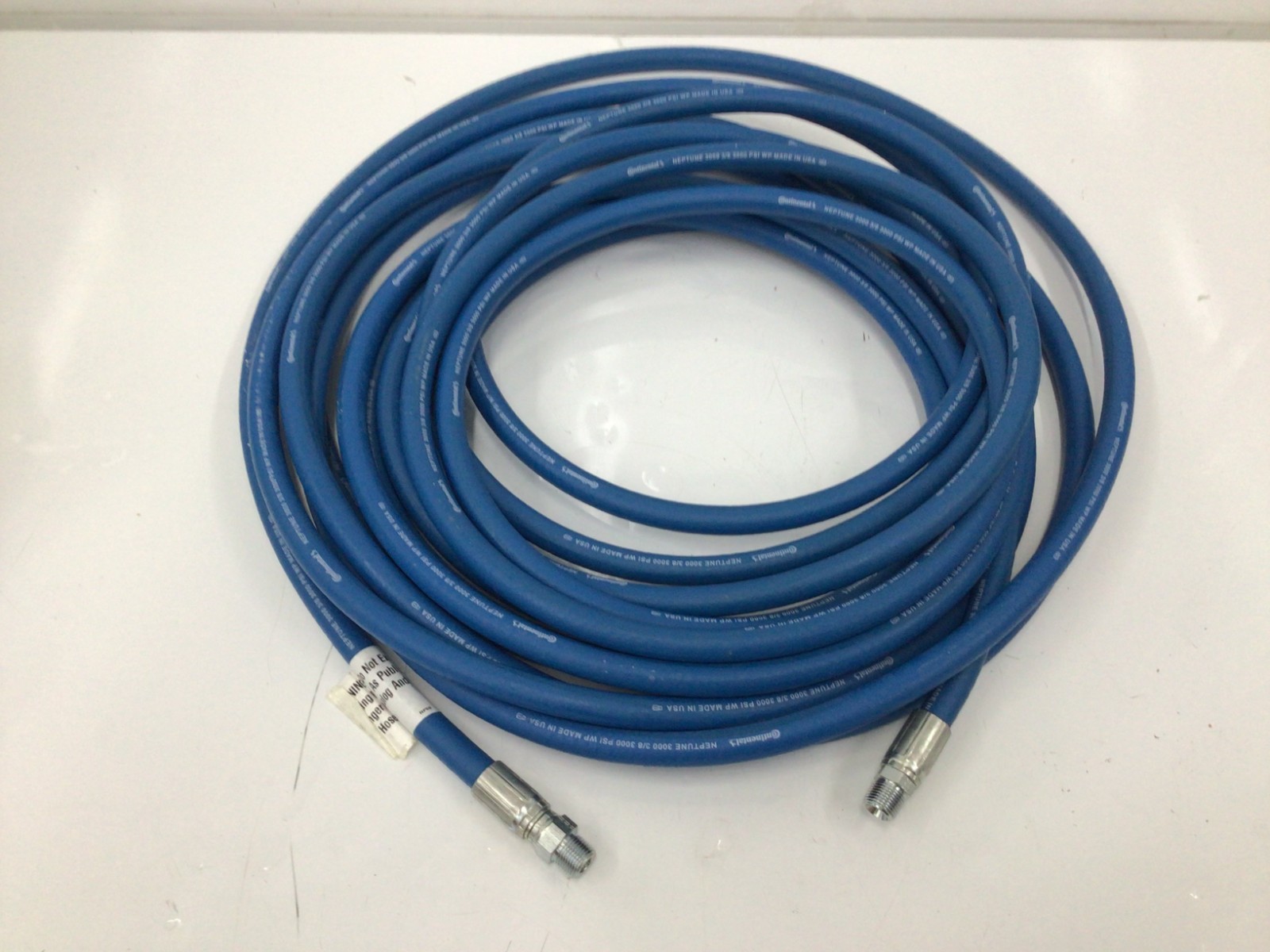 CONTINENTAL 20023702 Pressure Washer Hose,Blue, 3/8″ ID x 50 ft. 3JT40