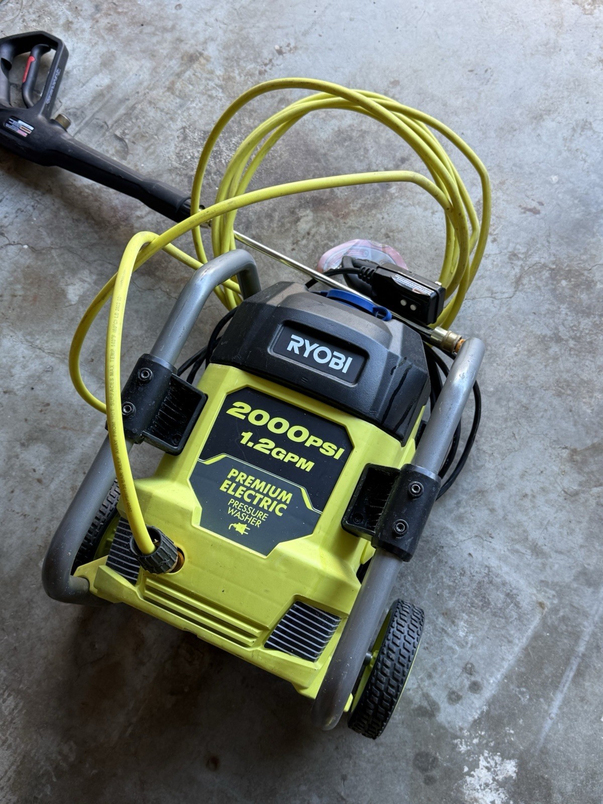 Ryobi Electric Pressure Washer 2000 PSI 1.2 GPM Cold Water RY142022VNM