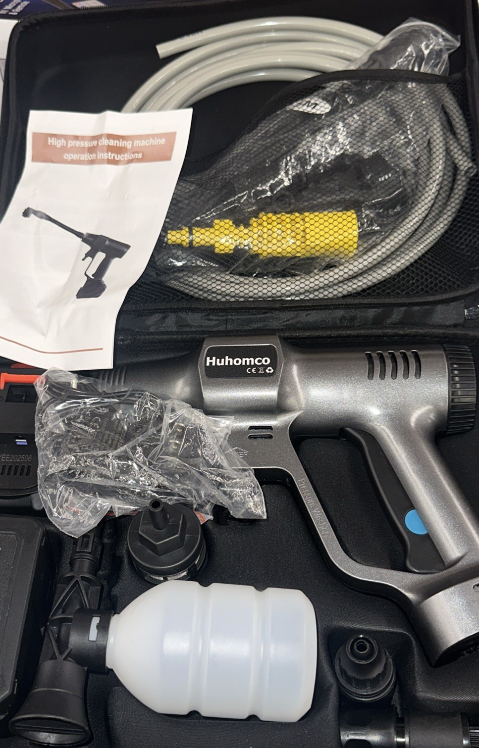 Huhomco Lithium-ion CORDLESS CAR WASHER BATTER POWERED BRAND NEW OPEN BOX
