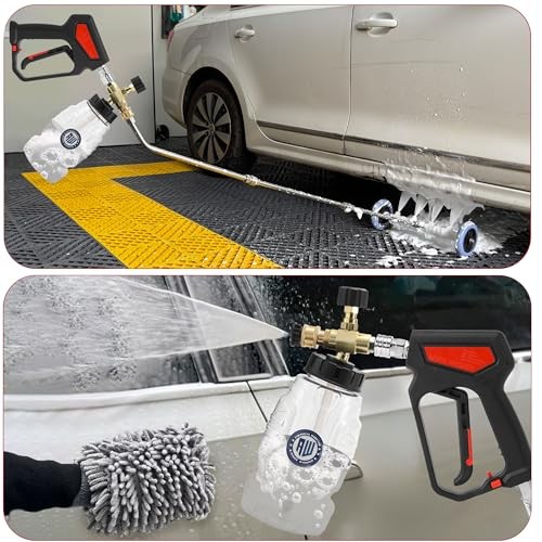 16 Inch Under Car Pressure Washer Undercarriage Cleaner Kit, 4000 PSI