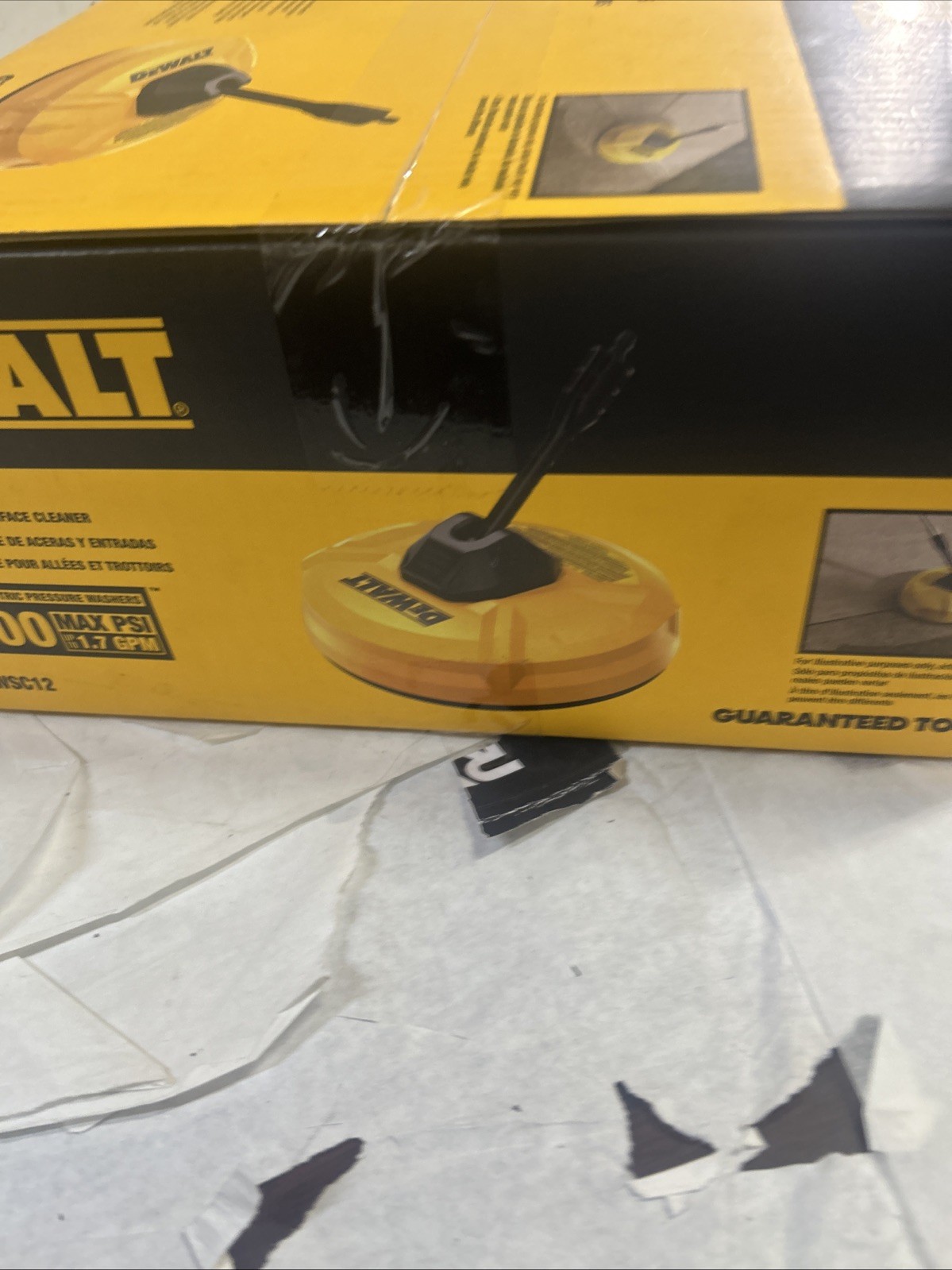 DEWALT 12 in. Rotating Surface Cleaner Pressure Washer Attachment (3000C710