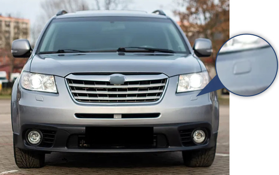 FIT TO SUBARU TRIBECA W10 2008-2012 WASHER HEADLIGHT NOZZLE COVER BUMPER LEFT