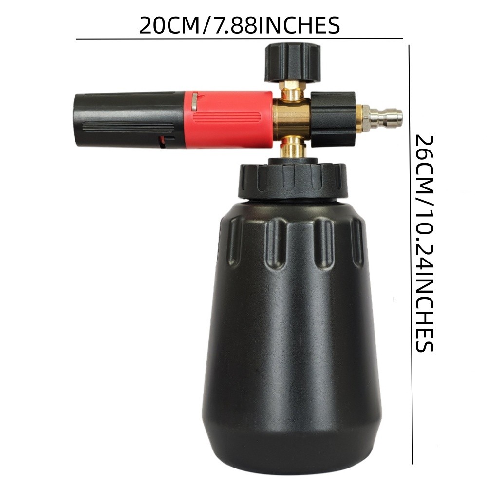 New Pressure Washer Gun Car Wash Soap Lance Cannon Spray Bottle Snow Foam Kit